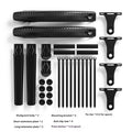 EN720 Bicycle Mudguard Accessory Road Bike Fenders Melon Car Gravel Bike Quick Release Adjustable 700C Extended Mudguard