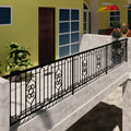 Luxury Wrought Iron Balcony & Elegant Canopy Design for Villa Premium Modern Spacious Open Atmosphere Home Solution