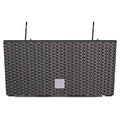 RATO CASE W balcony planter dimensions (mm) 395x185x195 dark ochre color