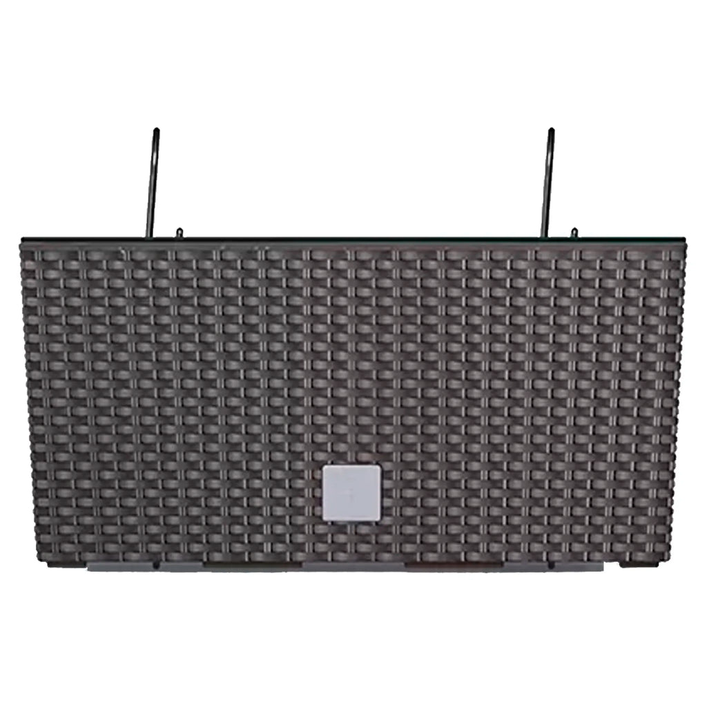 RATO CASE W balcony planter dimensions (mm) 395x185x195 dark ochre color