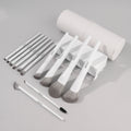 New Design Wholesale Makeup Brushes Set 12pcs Luxury Professional Synthetic Hair Powder Eyeshadow Blending Cosmetic Brushes Set