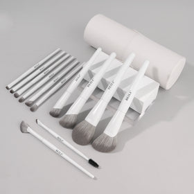 New Design Wholesale Makeup Brushes Set 12pcs Luxury Professional Synthetic Hair Powder Eyeshadow Blending Cosmetic Brushes Set