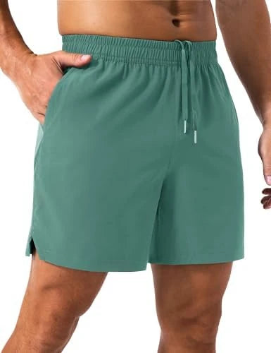 Elastic Waist Men's  Summer Shorts - Perfect for Hot Weather 5 inches inseam cotton shorts Wholesale Custom Fashion 2025