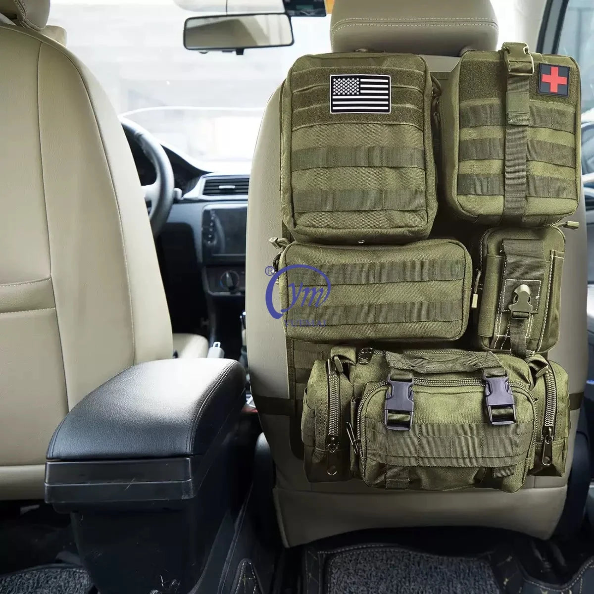 High-quality Foldable Waterproof Lightweight Storage Camouflage Hanging Hunting Molle Pouches Storage Bag Seat Cover Bag