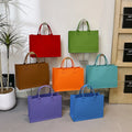 MU Factory Selling Felt Bag Customized Gift Bags Handbag Grocery Premium Reusable Shopping Felt Tote Bag