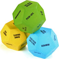 High Density Polyurethane Foam Exercise Dice for Home Workout Gym Crossfit Bodyweight HIIT Cardio & Sports Training