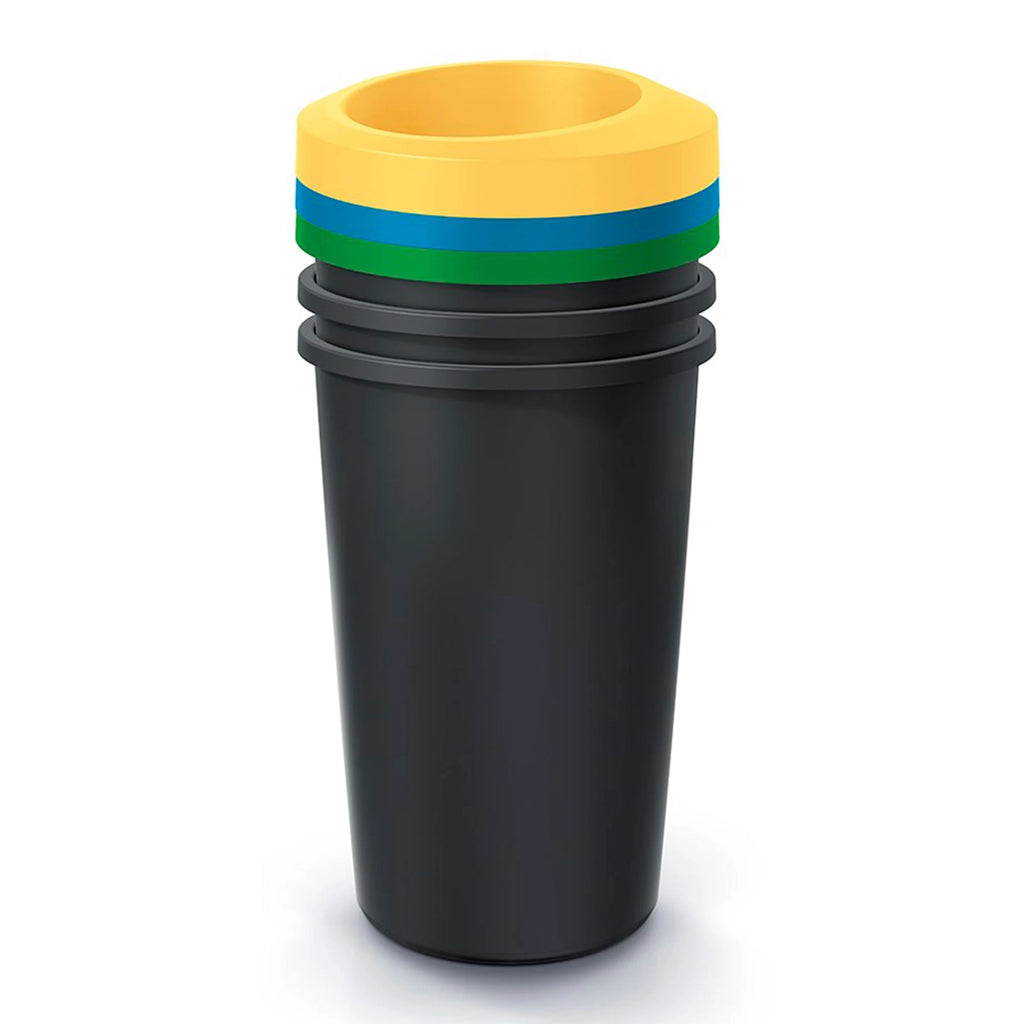 KEDEN Set of 3 Recycling Bins 45L each.