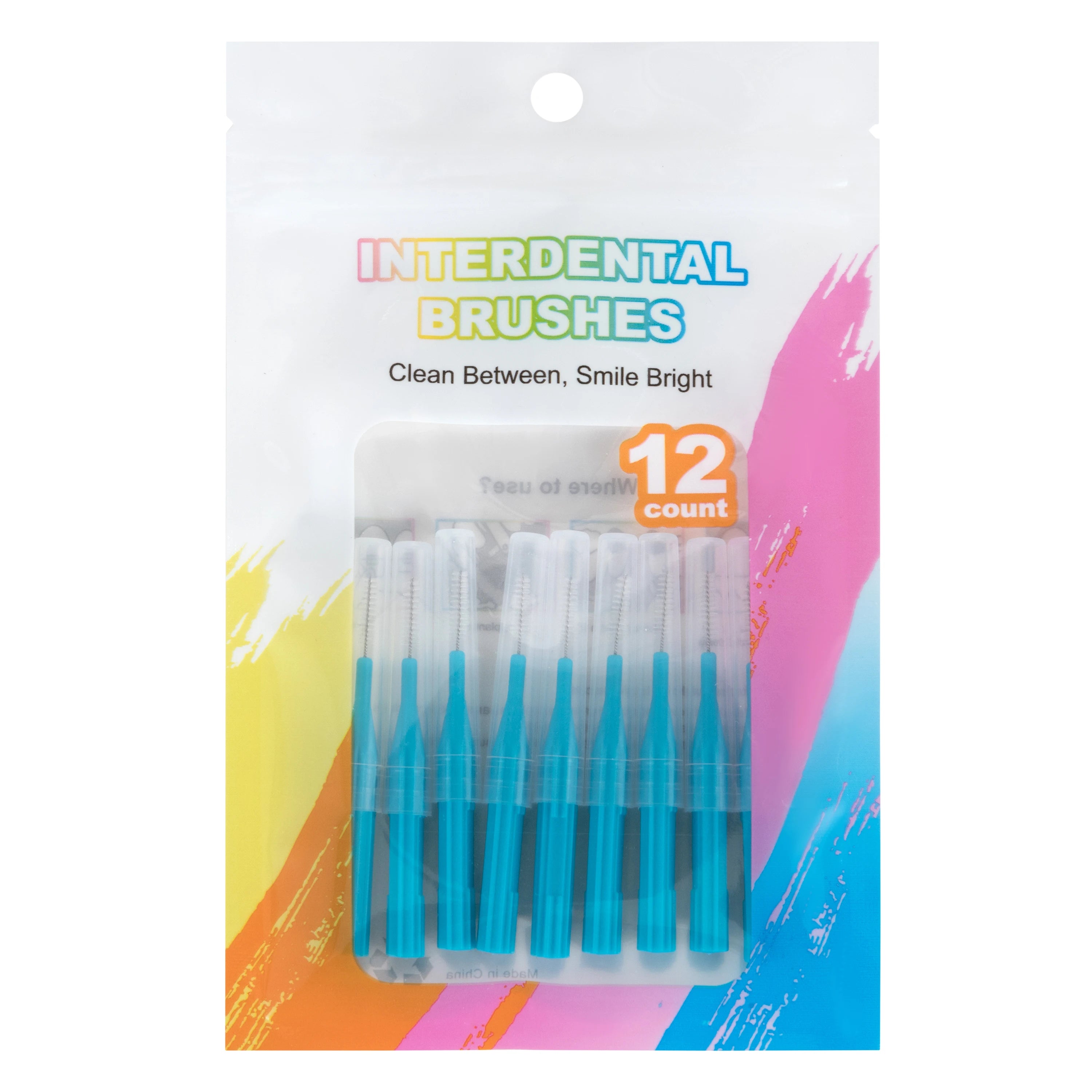 OEM Wholesale Colorful Orthodontic Coin Shape Interdental Brushes Private Label Oral Care Teeth Flosser Adults Ortho