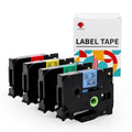 Phomemo Thermal Transfer Label Tape 9mm & 12mm for E1000pro/LM1600 Label Maker Single-Sided Rubber Adhesive for Masking Adhesion
