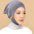 New Jersey Mini Full Coverage Inner Caps Hijab Undercap Ninja Plain Snowcap Chin Tieback for Autumn Season for Muslims