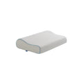 Orthopedic Design Memory Foam Neck Support Pillow White Gel Customizable 51x36x11/7cm Comfort Sleep Bed with Visco Cooling Cover