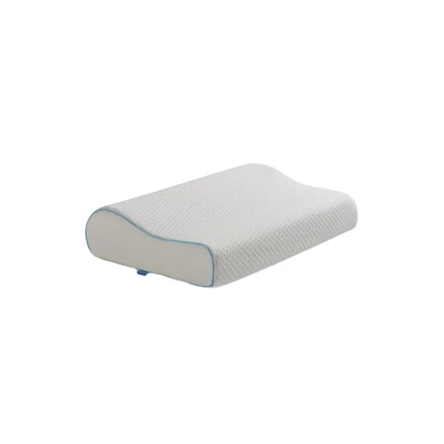 Orthopedic Design Memory Foam Neck Support Pillow White Gel Customizable 51x36x11/7cm Comfort Sleep Bed with Visco Cooling Cover