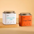 Tianhui Custom Empty Canister Square Airtight Container Candy Storage Container