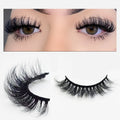 Wholesale Strip Faux Mink Lashes Vegan Faux Mink Lash Trays Custom Eyelashes 3D Natural Black Reusable Cruelty-Free Handmade