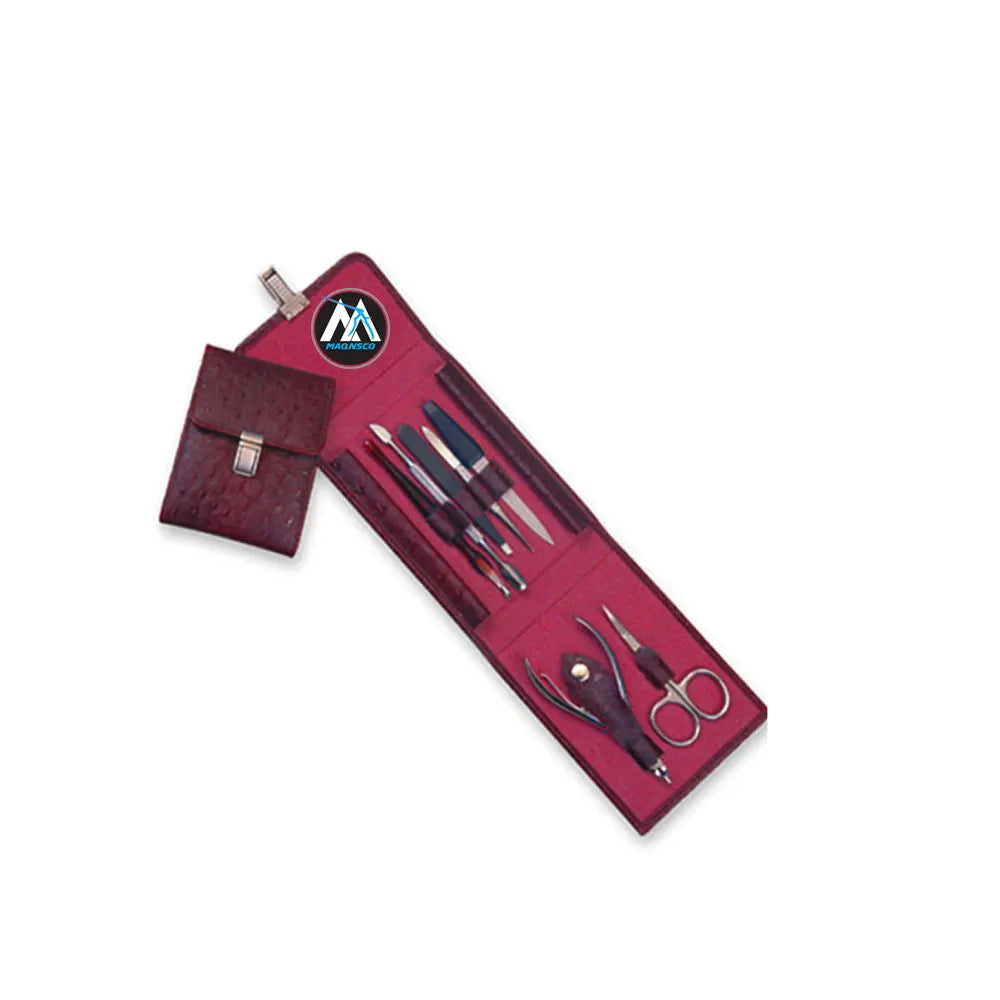 NEW MAQNSCO Stainless Steel Manicure & Pedicure Set with Box