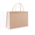 Hot Selling Large Capacity Wholesale Jute Tote Shopping Bags Custom Logo