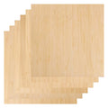 Custom Ecofriendly Premium Bamboo Plywood 1/8 X 8 X 8 Inch Unfinished Craft Wooden Sheets Wood Pieces Blank Perfect for Laser