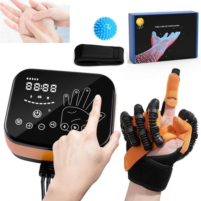 Upgrade Hemiplegia Hand Stroke Recovery Equipment Hand Exercise Therapy Stroke Hand Exerciser Rehabilitation Robot Glove