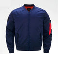 Outdoor Streetwear Nylon Canvas Custom Embroidered Bomber Men's Jackets For Winter Plus Size Windproof Fashion Coats