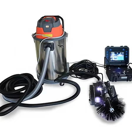 Air Duct Cleaning Robot with 160W Motor Negative Pressure System and 3 HD Cameras