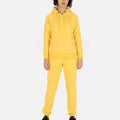 Custom Plain French Terry Sweatsuit Crew Neck Cropped Sweatshirt Sweat Pant 2 Pieces Set Cotton Polyester Tracksuit for Women