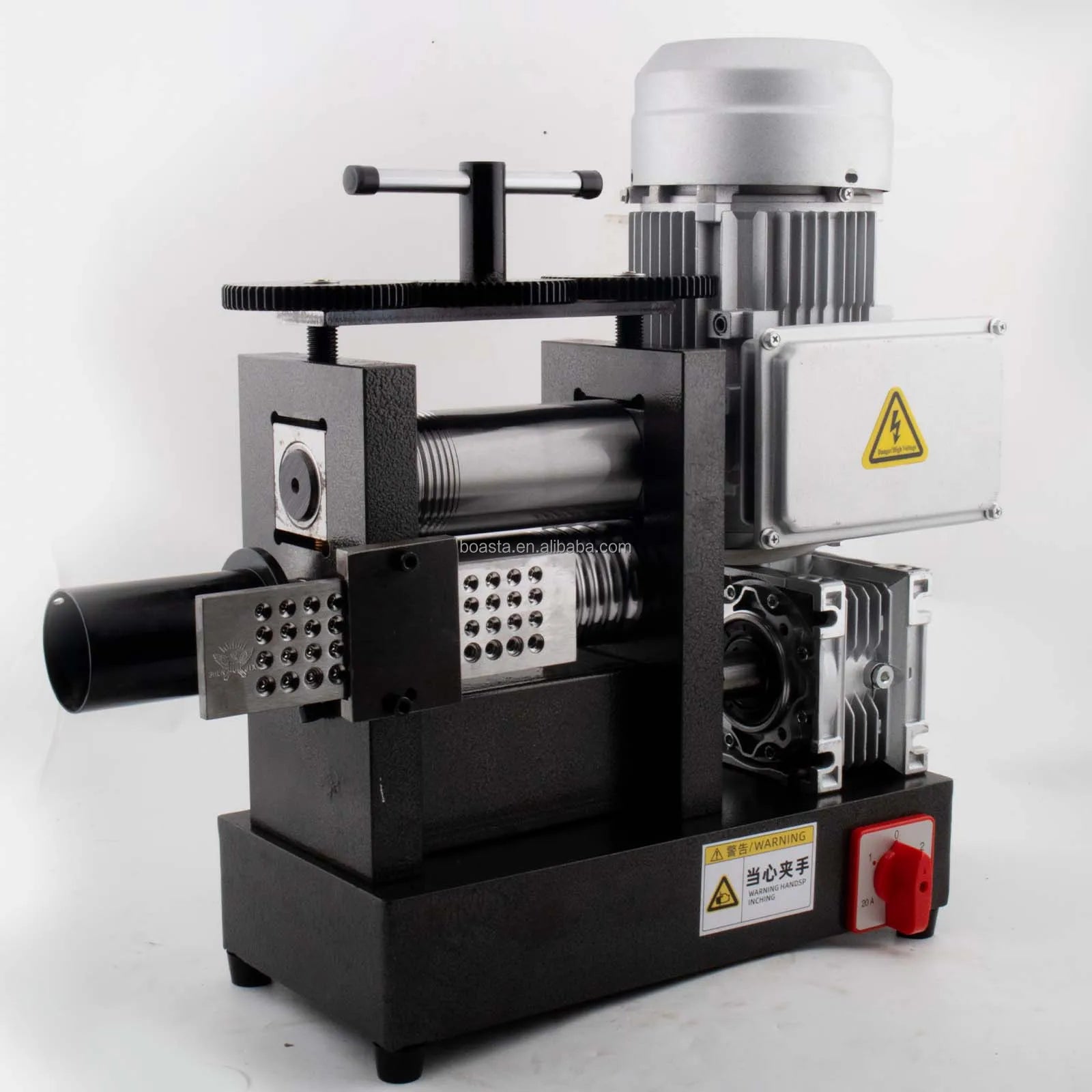 Boasta Custom Professional Rolling Mill with Wire Drawing Plate 750W 1HP Wire Rod Milling Jewelry Making Equipment Machine