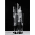 New 90cm Tall Centerpiece Glass Tubes 8 Arms Crystal Candle Holder Candleholder Candlestick Candle Sticks Candelabra Weddings