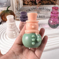Gentleman Snowman Christmas Candle Jewelry Handmade Silicone Mold for Resin Candle Making Craft Supplies Sculpture Resin Casting
