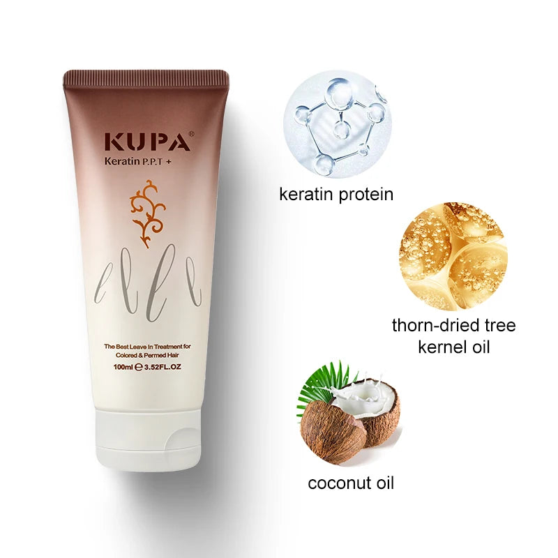 Bingo Wholesale KUPA Leave-In Conditioner with Protein Treatment for Dry Damaged Hair Care Treatment Leave in Hair Conditioner