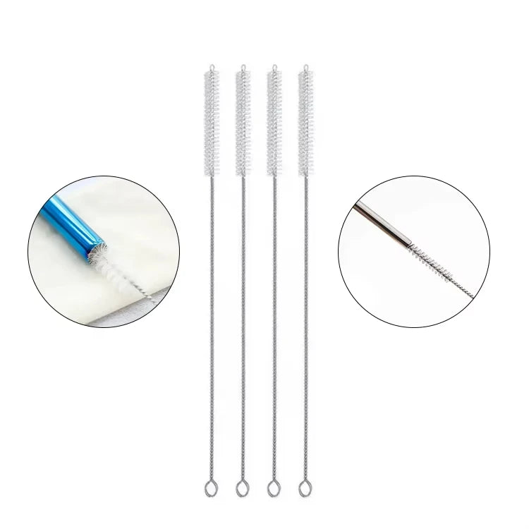 Wholesale Nylon Stainless Steel  Cleaning Brushes for Straw Bottle Brush Cleaning