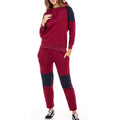 Wholesale Custom Logo 380 Gsm Athletic French Terry Active Wear Casual Fitness Jogging Two Piece Women Sport Tracksuit Set