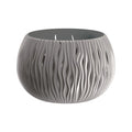 Prosperplast BOWL SANDY plastic bowl WITH reservoir in Stone Grey 13.6 (height) x 18 (width) x 18 (depth) cm