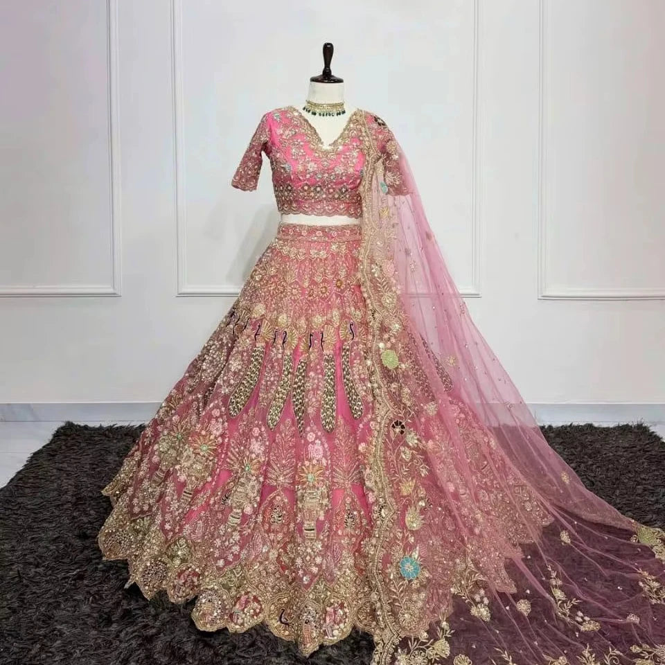 Designer Traditional Indian Red Lehenga Choli Unstitched Latest Bridal Wedding Lengha Direct From SuratBestselling Ready To Wear
