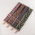 Trendy Floral School Bag with Adjustable Oblique Span Shoulder Strap Portable Belt Design