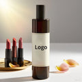 Customizable Flat Glass Perfume Bottles with Screen Printing Transformable Into Cosmetic Pump Sprayer Bottles with Reed Diffuser