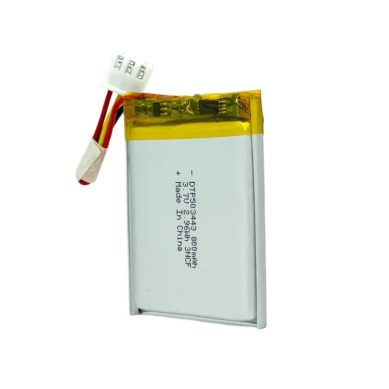 Lithium Pouch Battery LP 503443 Nmc Cell 3.7v Li Ion Polymer 800mah for Remote Controls Smart Wearable Devices