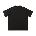 OEM custom logo embroidery printed design Pure cotton short-sleeved men's and women's double yarn heavy solid T-shirts