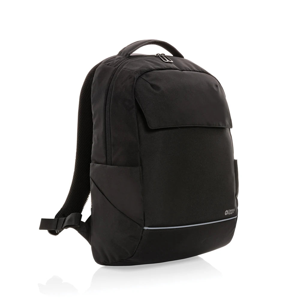 For Swiss Peak 15.6 Brooke Custom Laptop Backpack Made with RPET for Eco-Friendliness