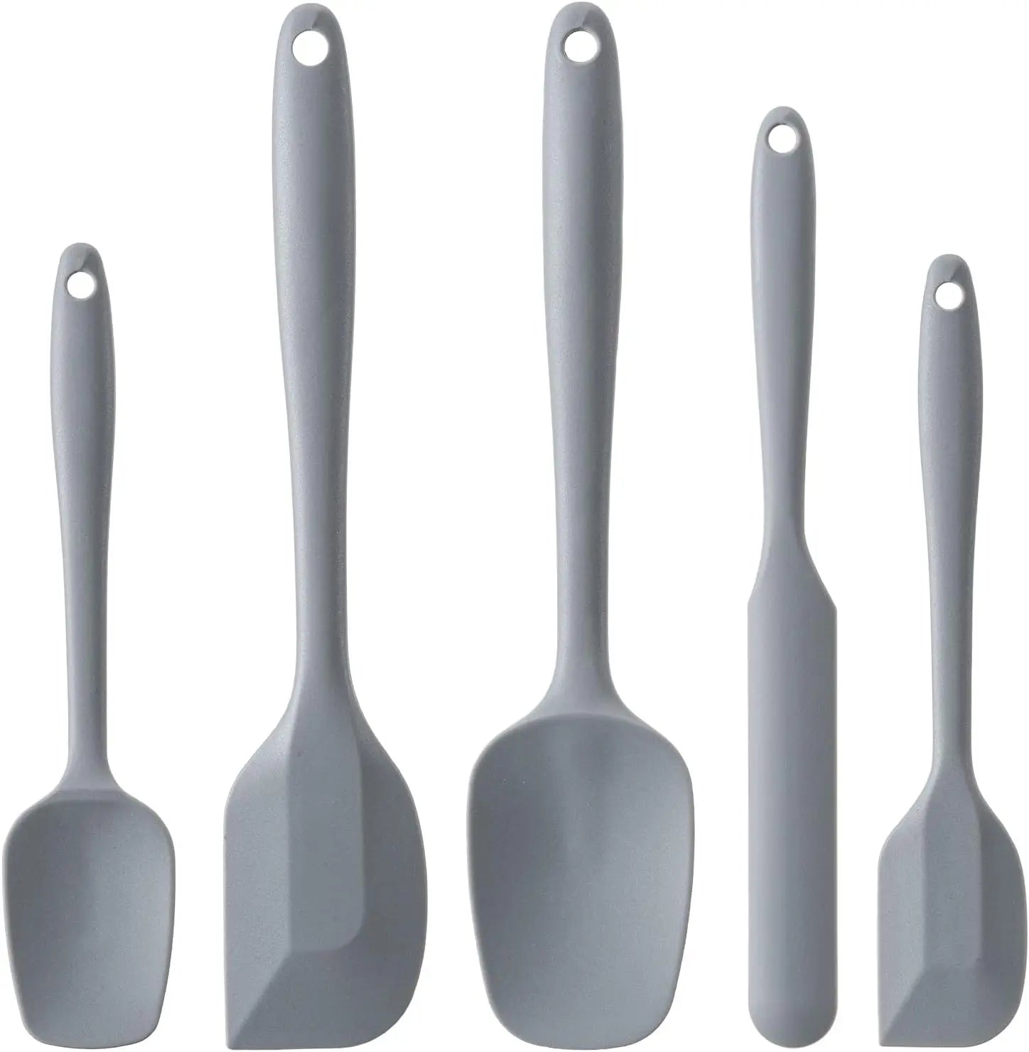 Heat Resistant 446Â°F Spatulas Spatulas Silicone Heat Resistant Food Grade Rubber Spatula Set