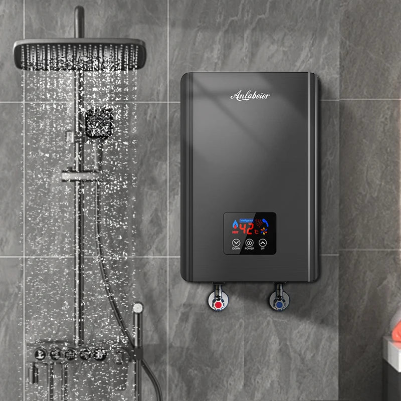 2-6L Per Mins 60Hz 6000w CE CB Certificate Remote China Supplier Electric Bath Water Heater Tankless