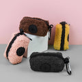 Lazy Pet Dog & Cat Poop Bag Holder & Dispenser Durable Nylon Cut Outdoor Fashion Portable Morandi Color Unscented