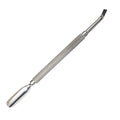 Stainless Steel Double-Ended Eco-friendly Durable Cuticle Nail Pusher Manicure Tool for Cuticle Removal Dead Skin Pushing