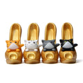 Miniature Cat in High Heel Car Interior Accessories Kitten Doll Figurine Home Bonsai Decoration Resin Craft