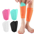 New Material Adult Soccer Shin Guards with Silicone Cushion Lightweight Leg Protection for Impact and Injury Prevention