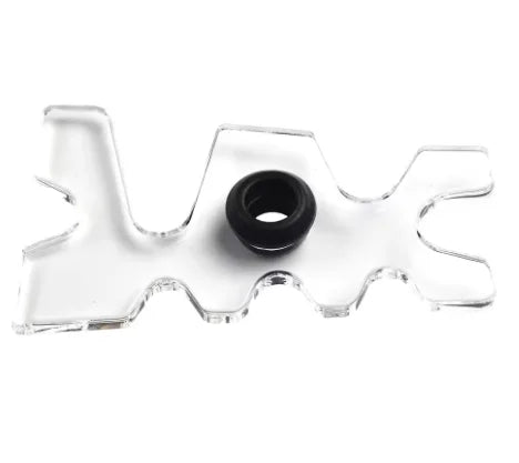 Cueelf Durable Transparent Billiard Cue Head Holder Billiard Cue Bridge Head Pool Stick Holder Snooker Pool Cue Accessory