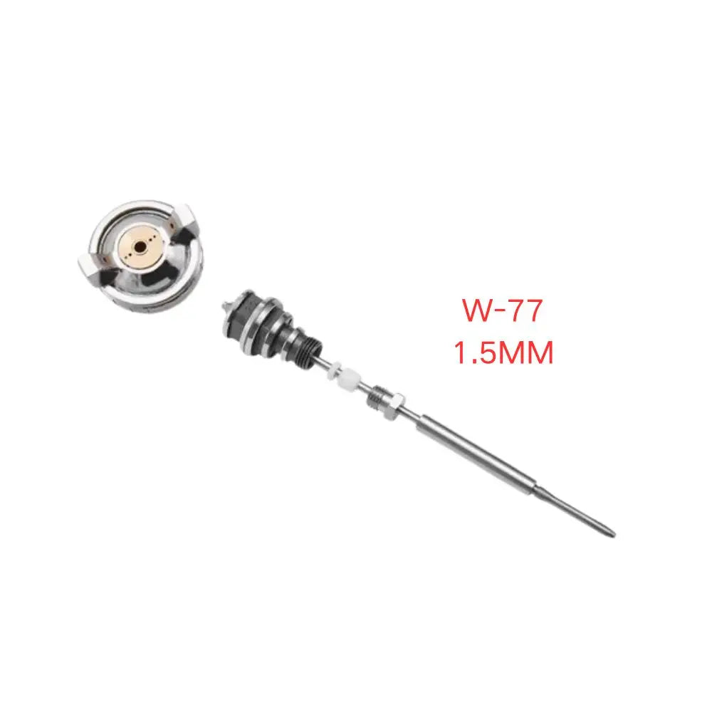 WZAUTO  Manual Spray Gun W-77  Nozzle Needle Aircap Set W-77  Parts Accesory Component Air Kit Sprayer Fluid Nozzle