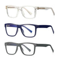 Classic Anti-blue Light Glasses Frame Unisex with Myopia Reading Glasses TR90 square Frame Flat Glasses Solid Eyeglasses Frames