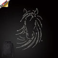 2024 Trend Products Transfer Stickers Rhinestone Heat Transfer Design Horse Hotfix Rhinestone Iron on