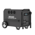 Continuous Output Power 7200W with Huge Capacity 9792Wh LiFePO4 Battery Solar Generator Portable Power Station
