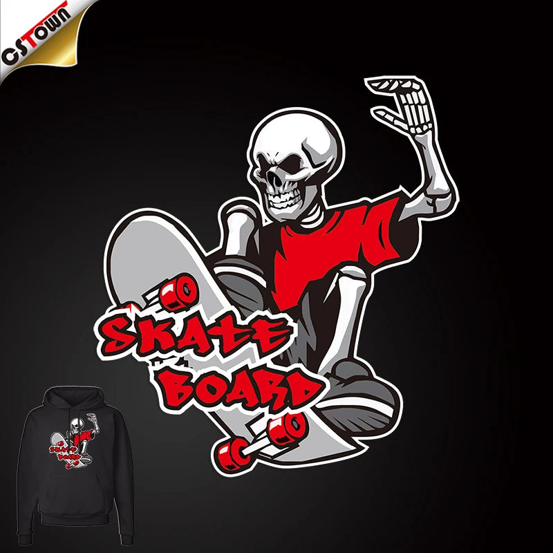 Hot Sales Custom Logo Skate Board Dtf Transfers Ready to Press